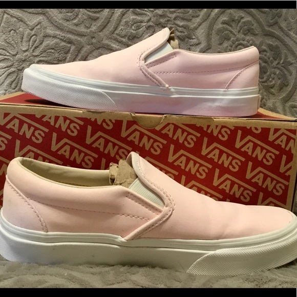 vans classic light pink